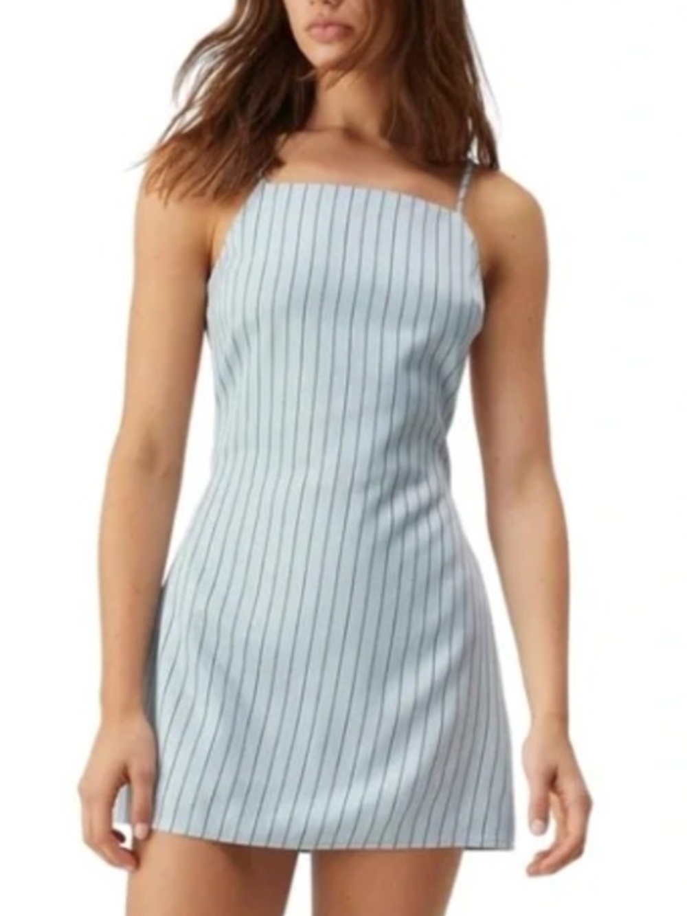 Nasty Gal Square Neck Open Back Mini Dress - size 0 - NWT